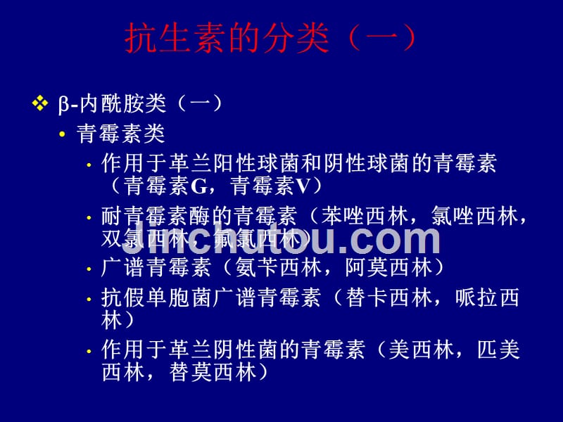 抗生素分类及用药原则说课讲解_第4页