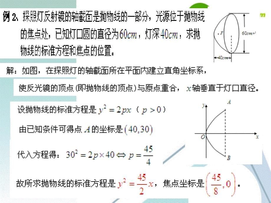 高中数学复习课件：抛物线的性质.ppt_第5页