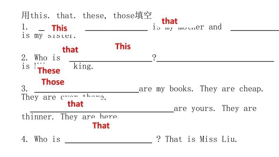 小学英语毕业总复习之五 反身代词_第5页