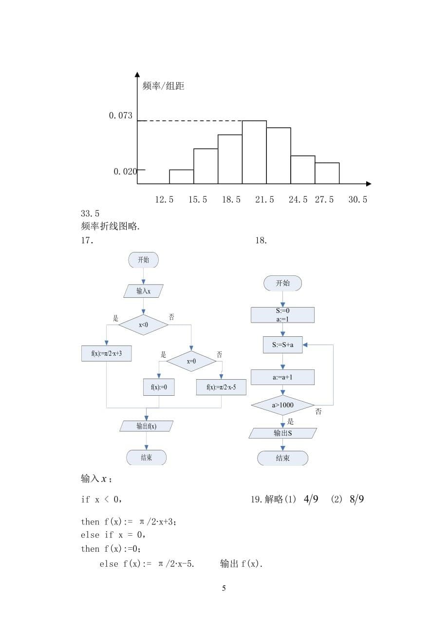 高一数学综合测人教A必修3.doc_第5页