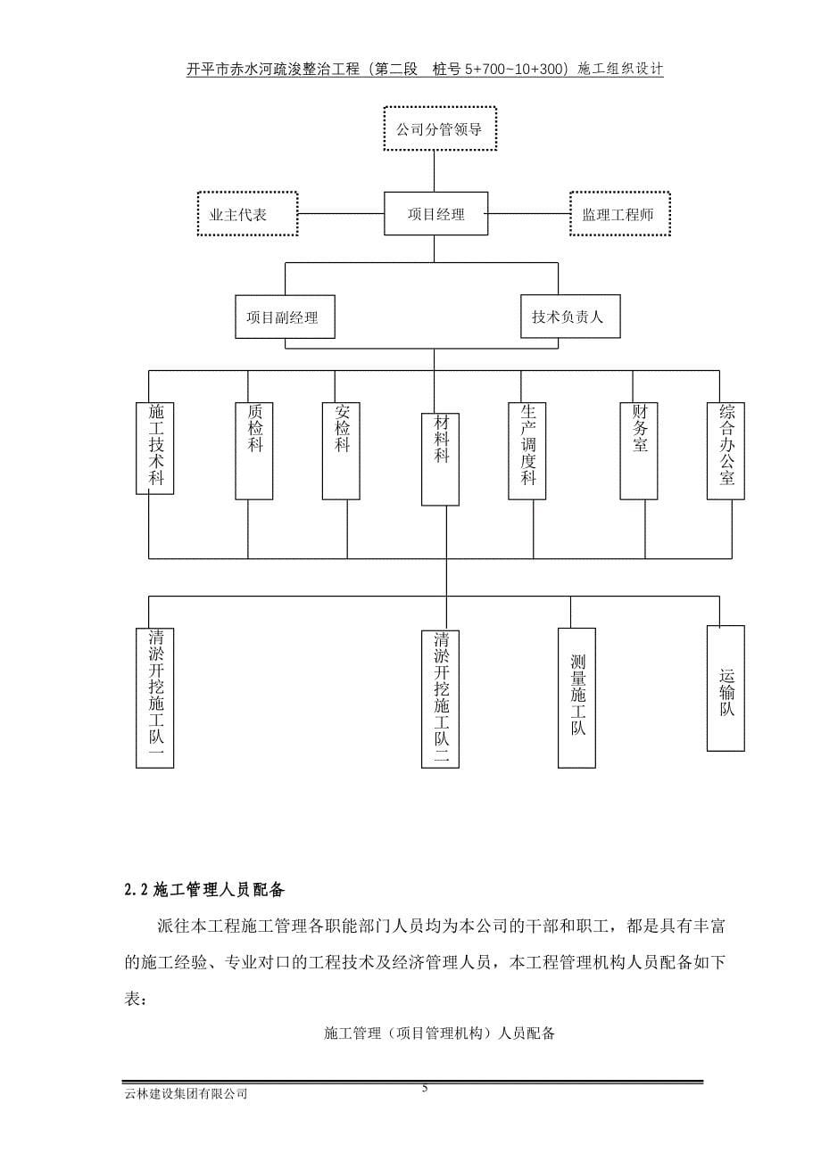 （建筑工程设计）开平赤水河道工程河道整治施工组织设计(修改好)_第5页