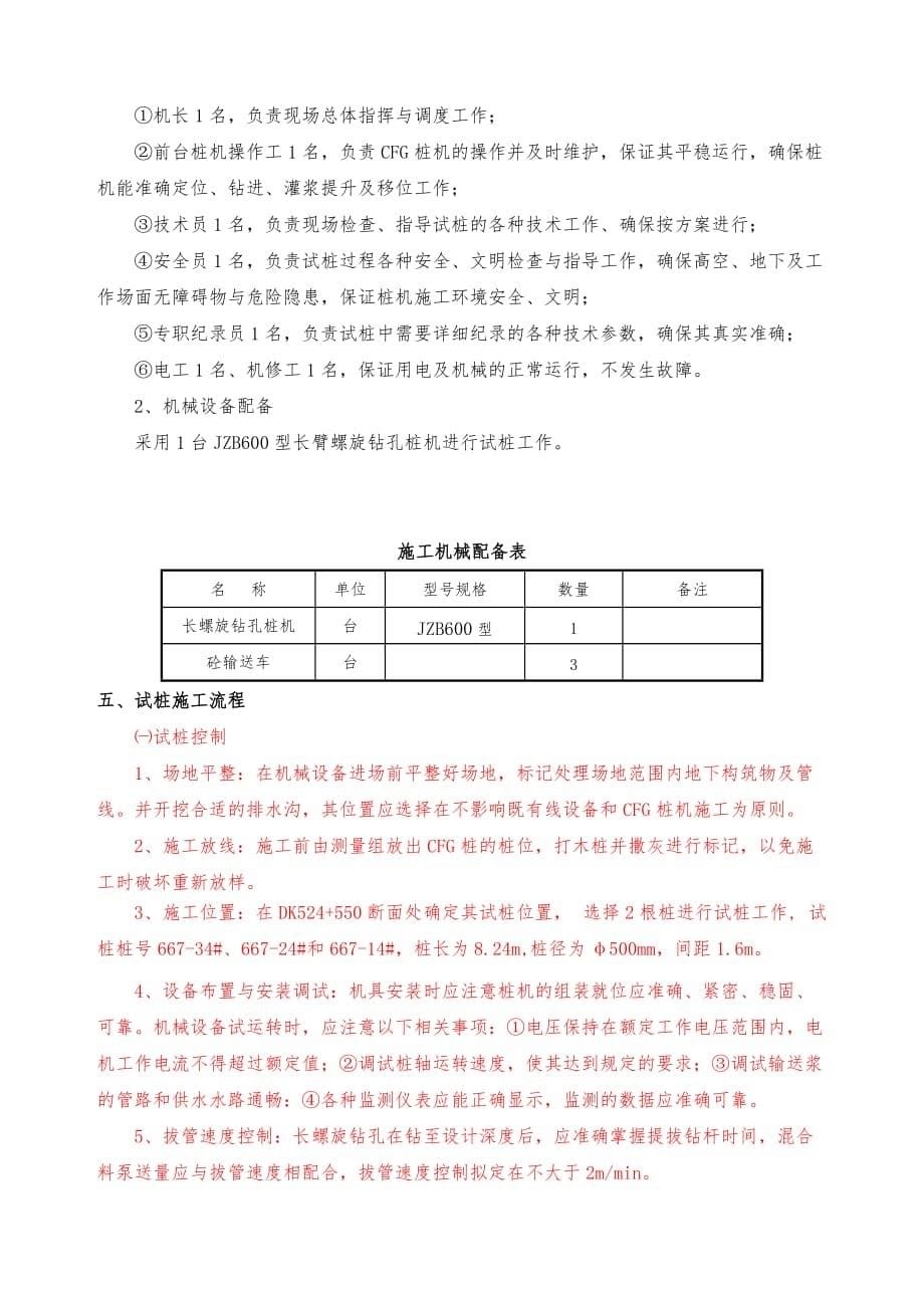 路基CFG桩施工工艺总结报告范本_第5页