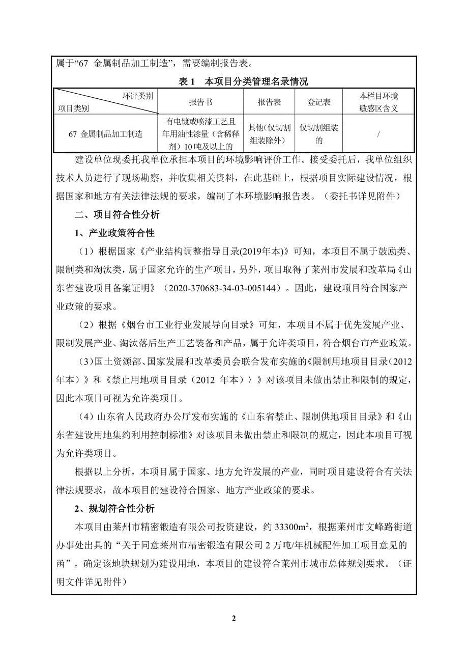 年产2万吨机械配件加工项目环评报告表_第5页