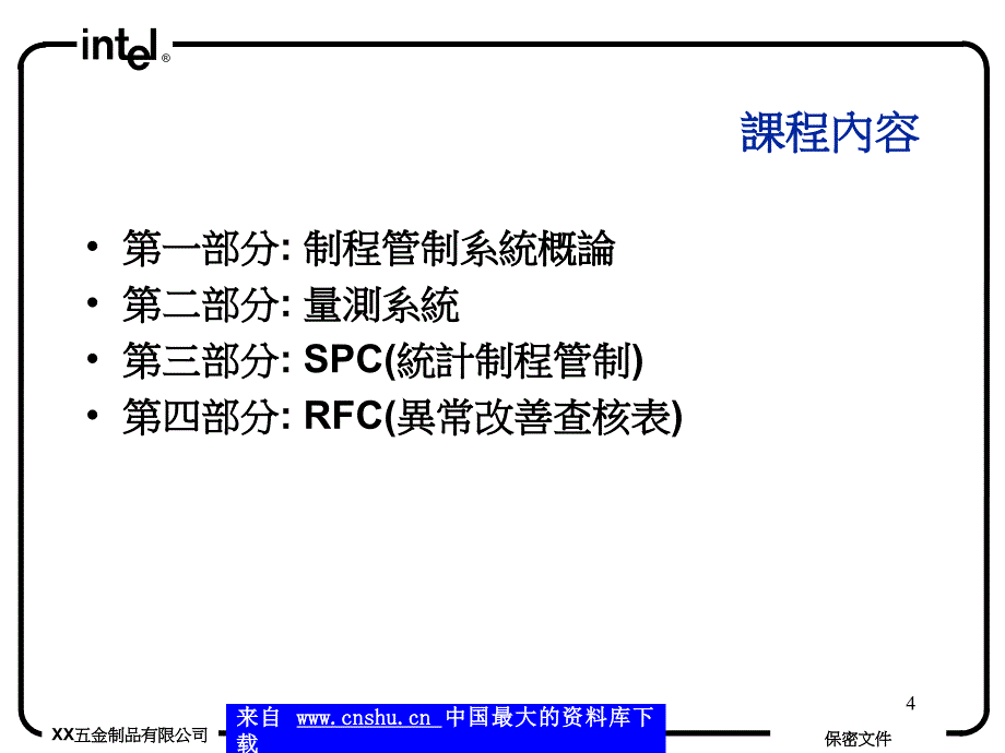 五金制品公司制程管制系统概论_第4页