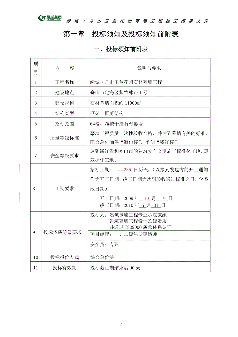 （招标投标）玉兰花园石材幕墙招标文件_第3页