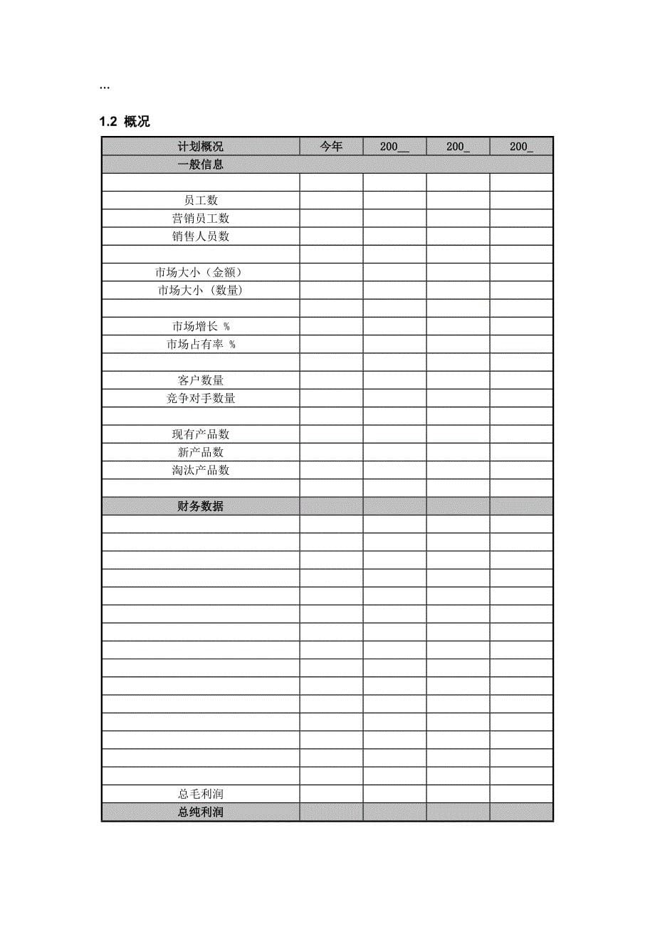 景德镇百汇商贸股份公司营销计划模板_第5页