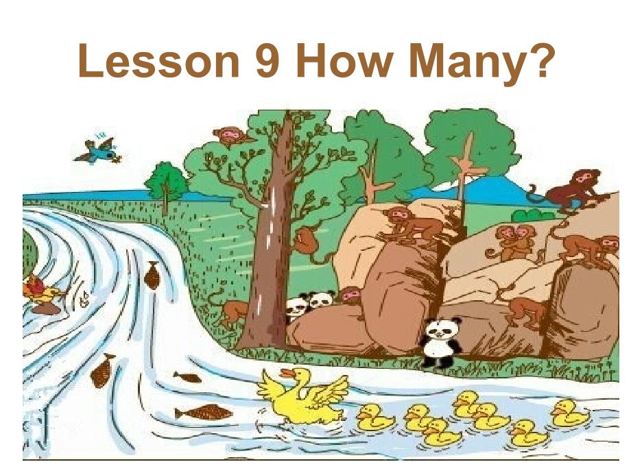 冀教版三年级下-Lesson9--How-Many_第1页