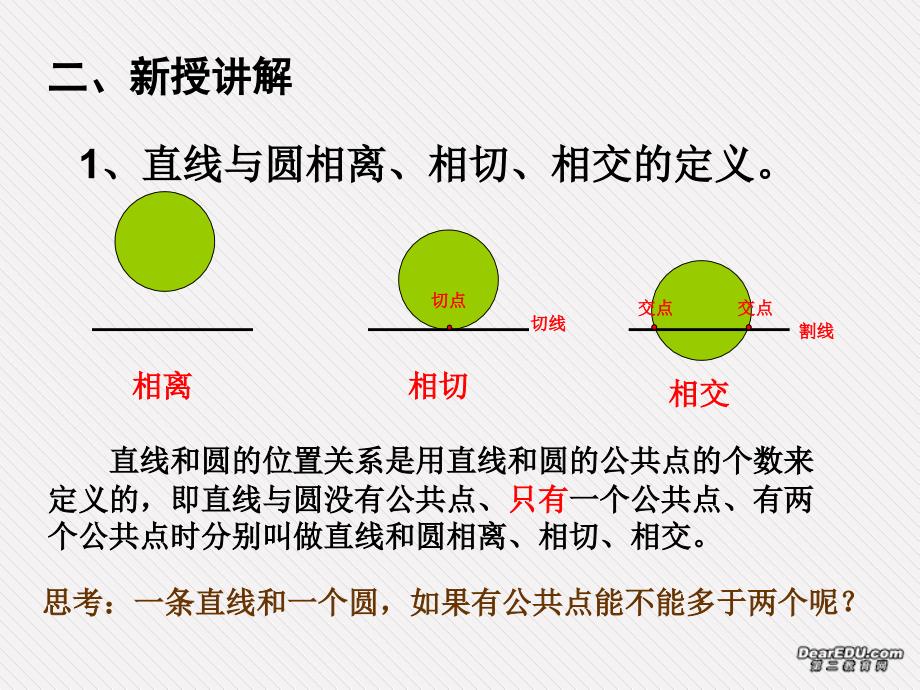 高二数学直线与圆的位置关系人教.ppt_第3页