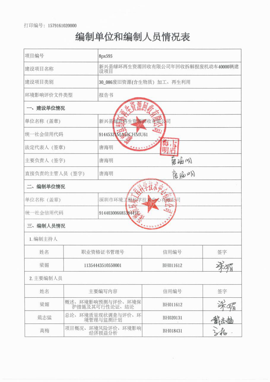 绿环再生资源回收公司年回收拆解报废机动车40000辆建设项目环评报告书(1)_第4页