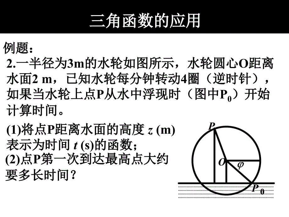 高中数学第十七课时三角函数的应用课件苏教必修4.ppt_第2页