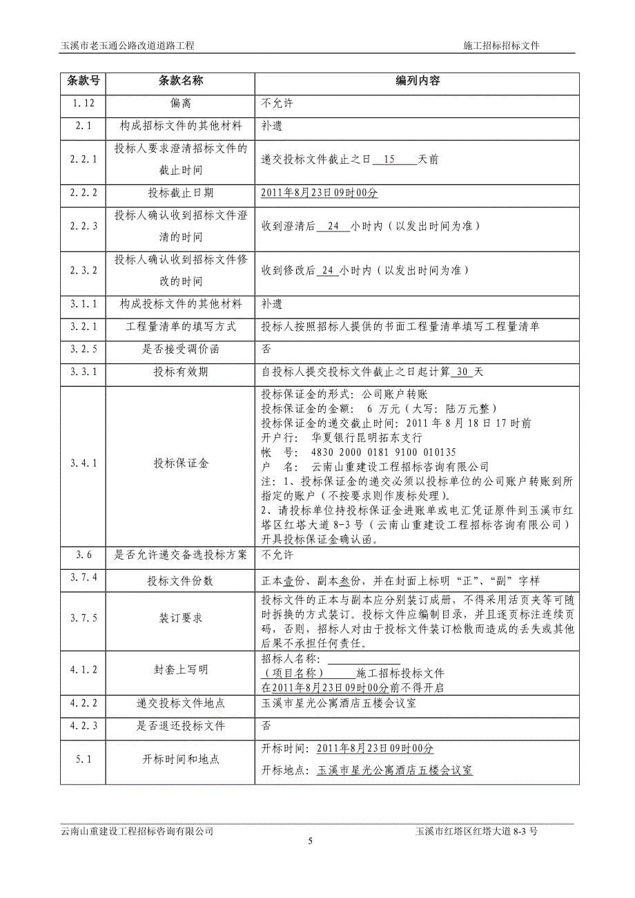 （招标投标）公路资格后审招标文件_第5页