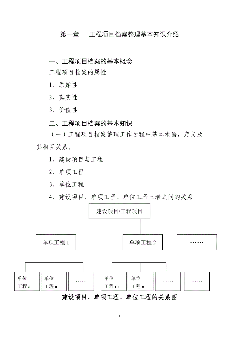 （项目管理）重建资料工程项目资料整理基本知识介绍_第1页