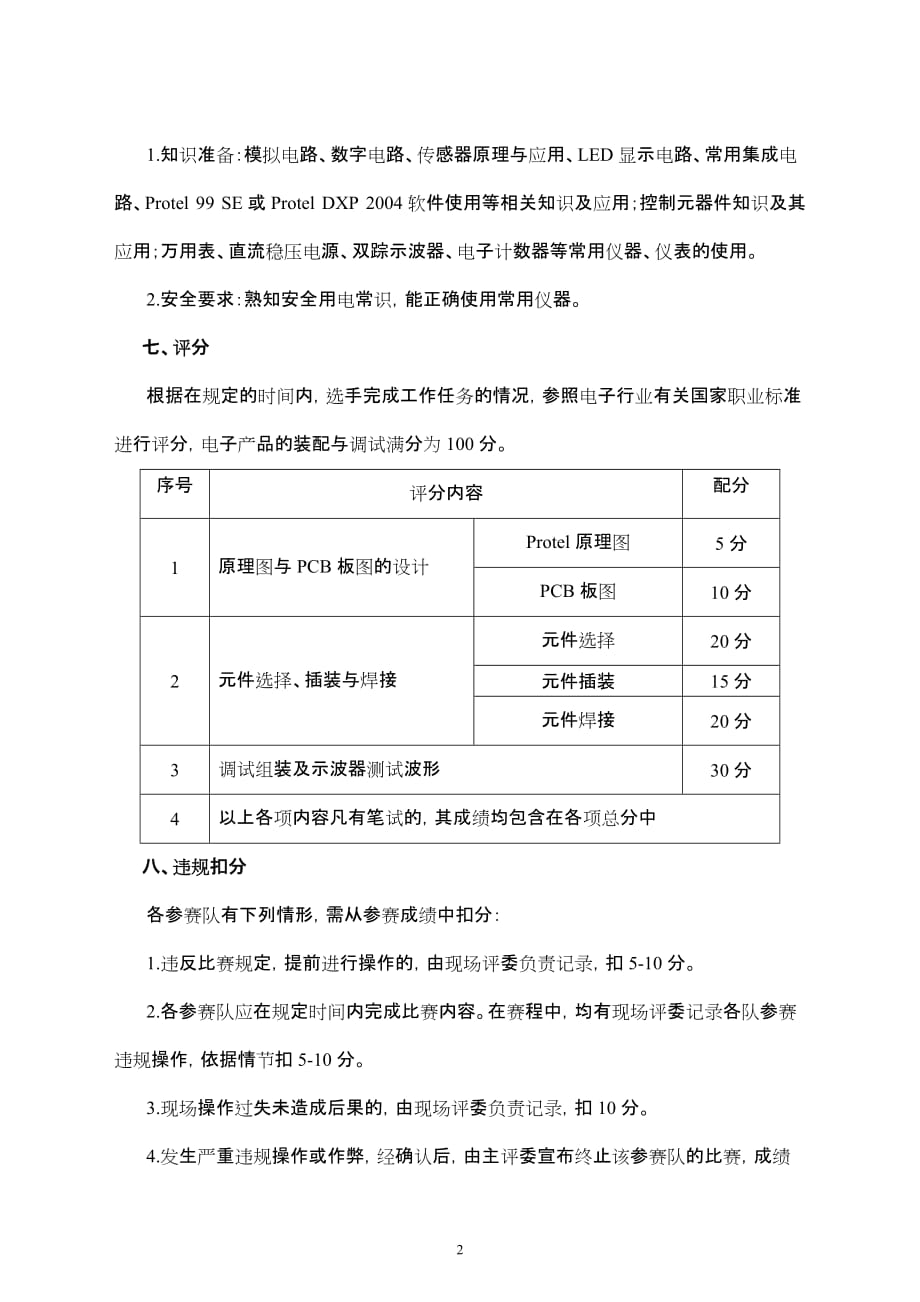 （电子行业企业管理）电子制作前期准备资料(学生组)_第2页