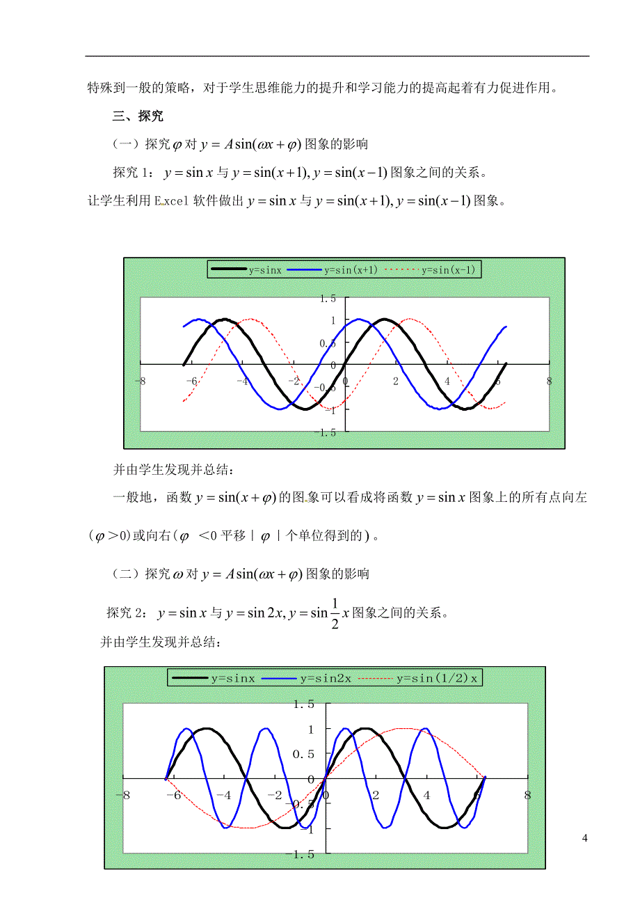 江苏连云港灌南大圈中学数学复习三角函数的图象变换教学设计.doc_第4页