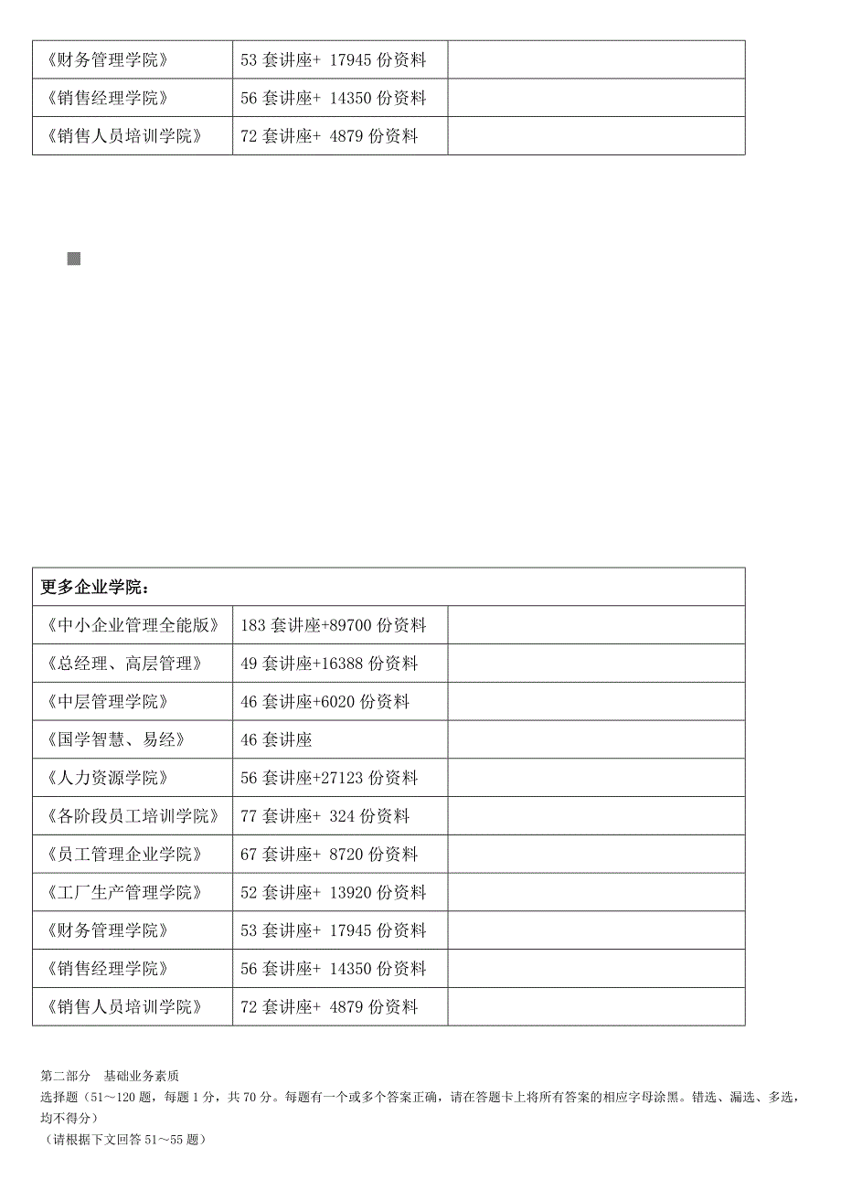 基础业务素质考试试题_第2页