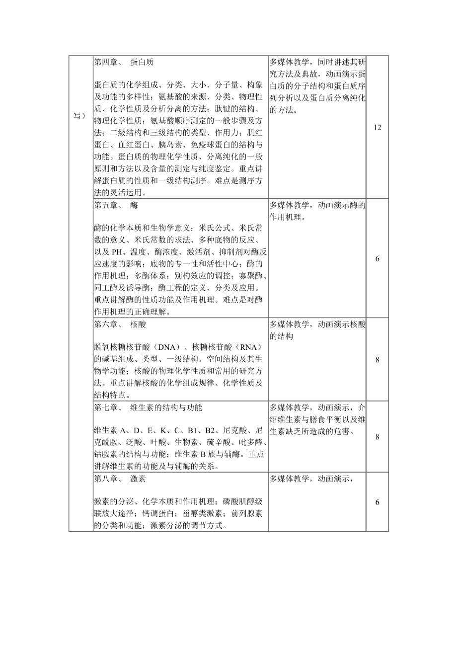 （生物科技行业）生物化学课程介绍_第3页