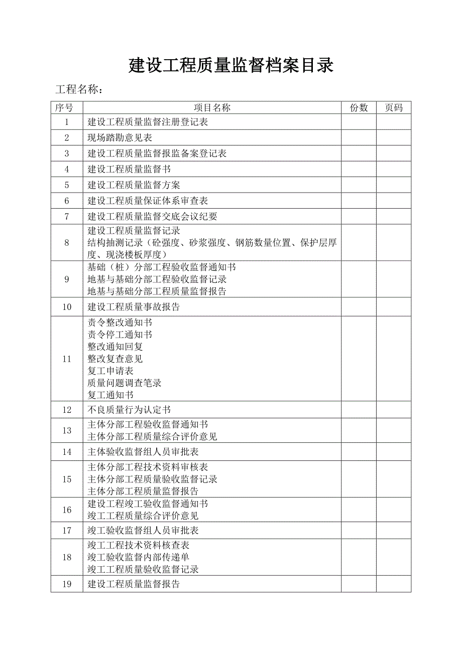 （房地产管理）房屋建筑工程监督档案_第2页