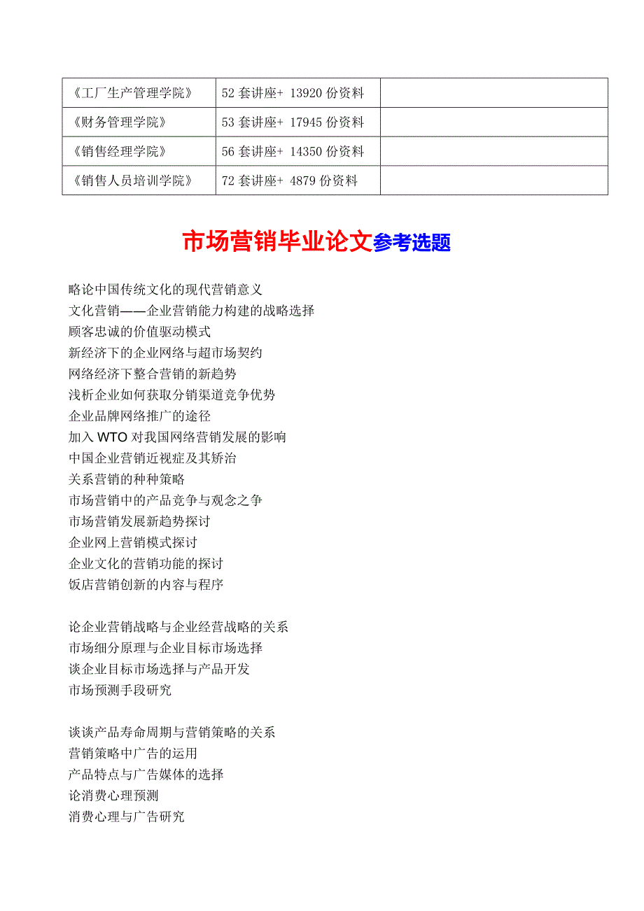 市场营销毕业论文参考选题汇总_第3页