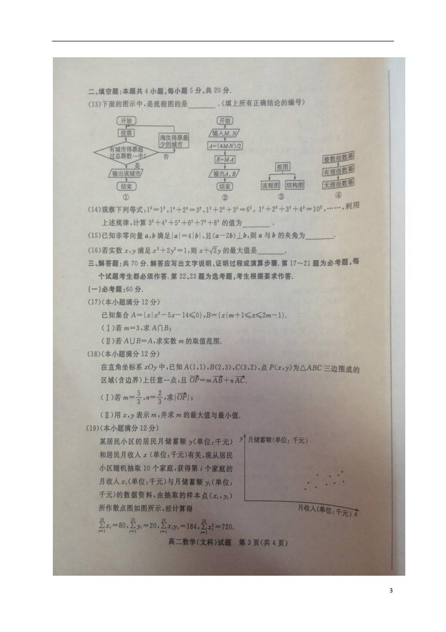 山东滨州高二数学下学期期末考试文.doc_第3页