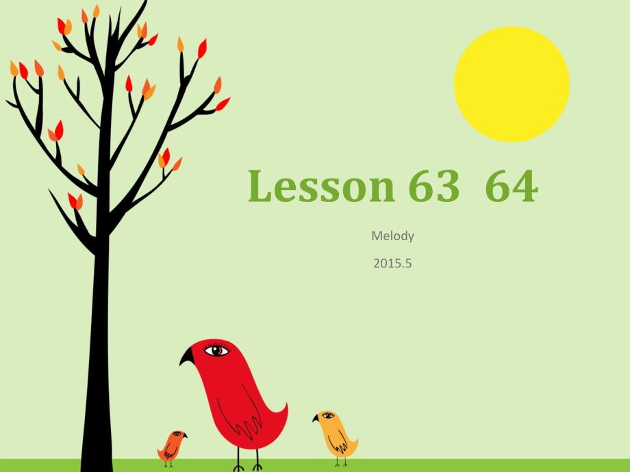新概念英语第一册第63课lesson6364_第1页