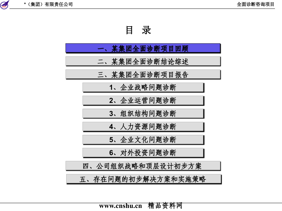 某集团全面诊断咨询研究报告_第2页