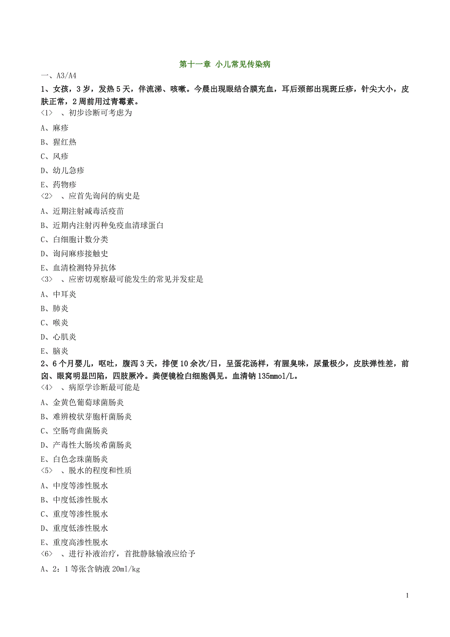 全科主治医师专业实践能力练习题1101_第1页