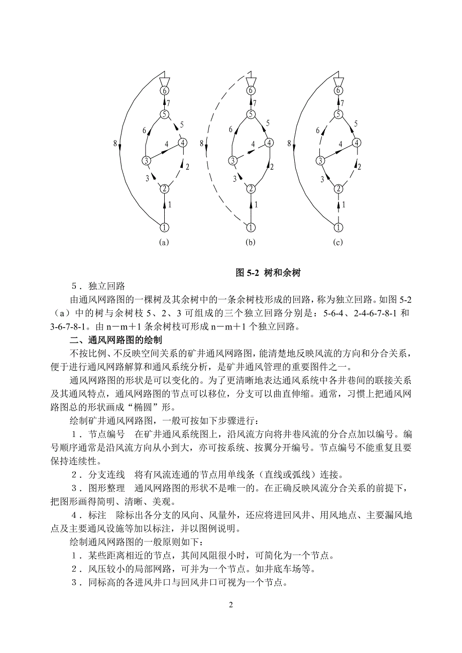 （冶金行业）采矿课件第五章通风网路中风量的分配_第2页