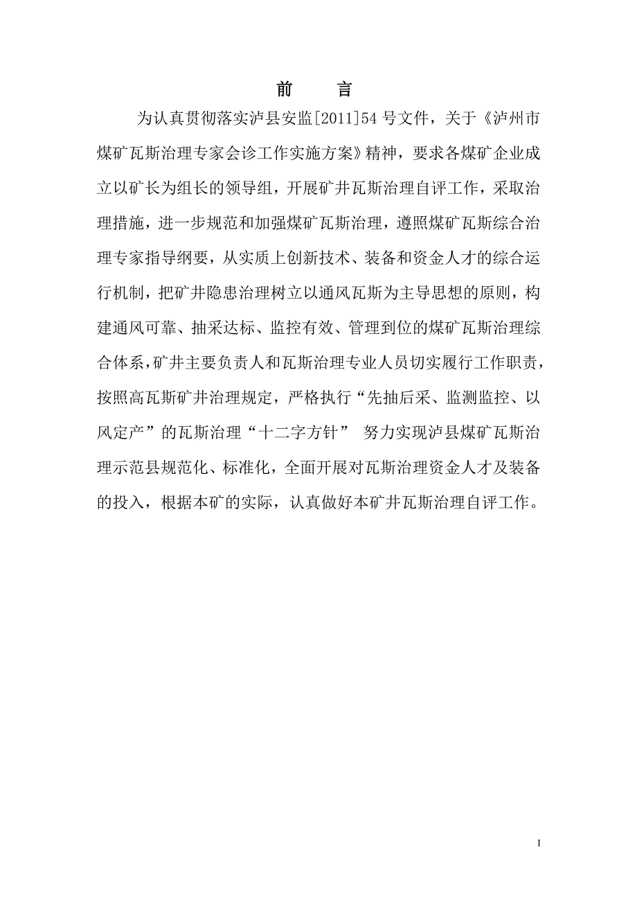 （冶金行业）花园煤矿瓦斯治理专家会诊自评报告书_第2页