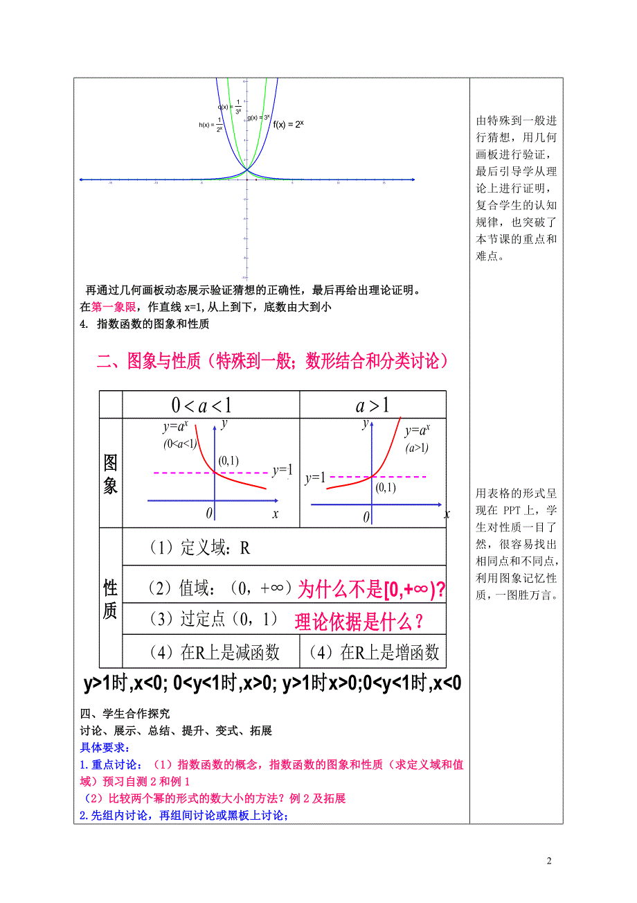 高中数学3.1.2指数函数教案新人教B版必修1.doc_第2页