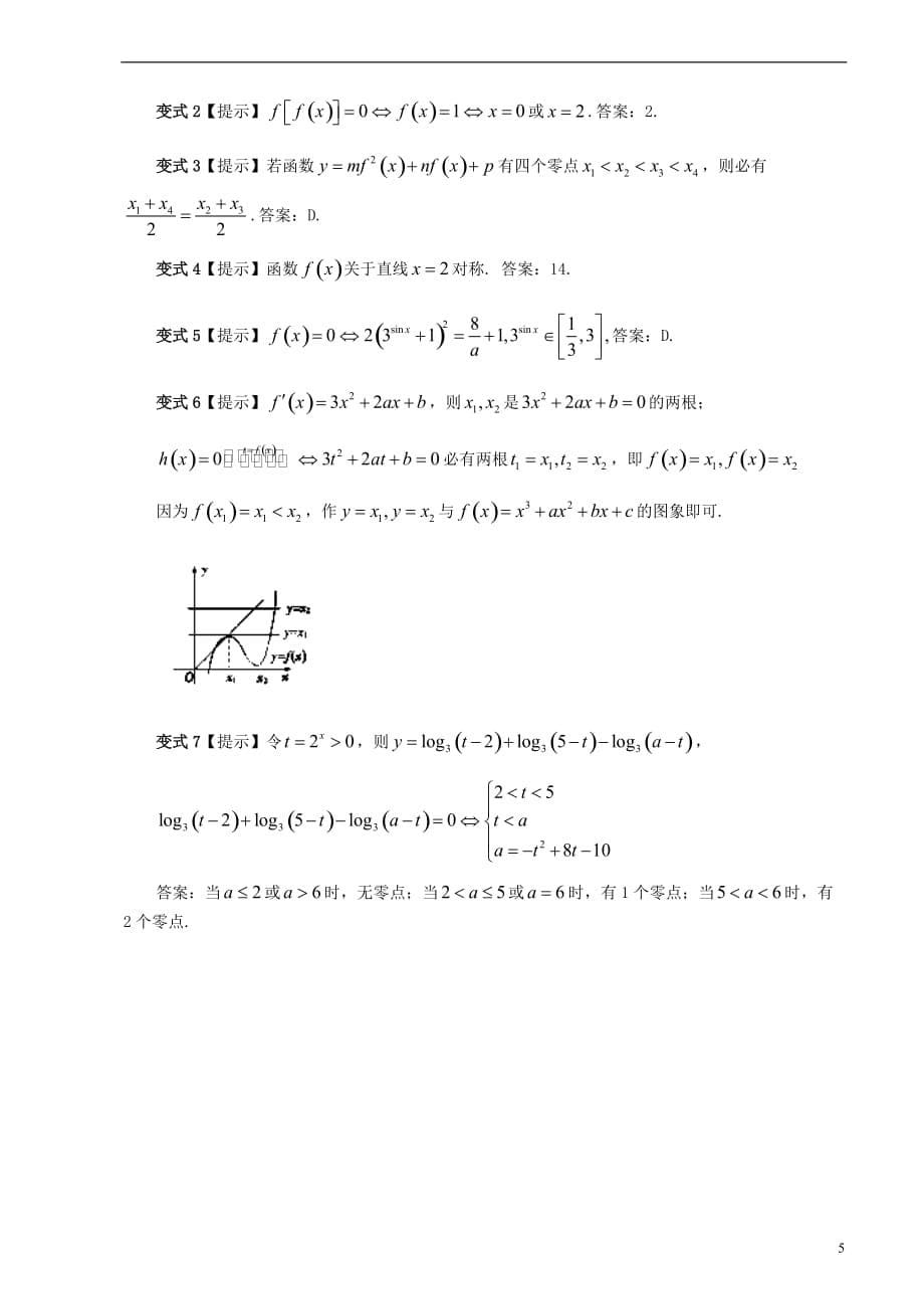 高考数学高考教学运用与探究破解复合函数方程.doc_第5页