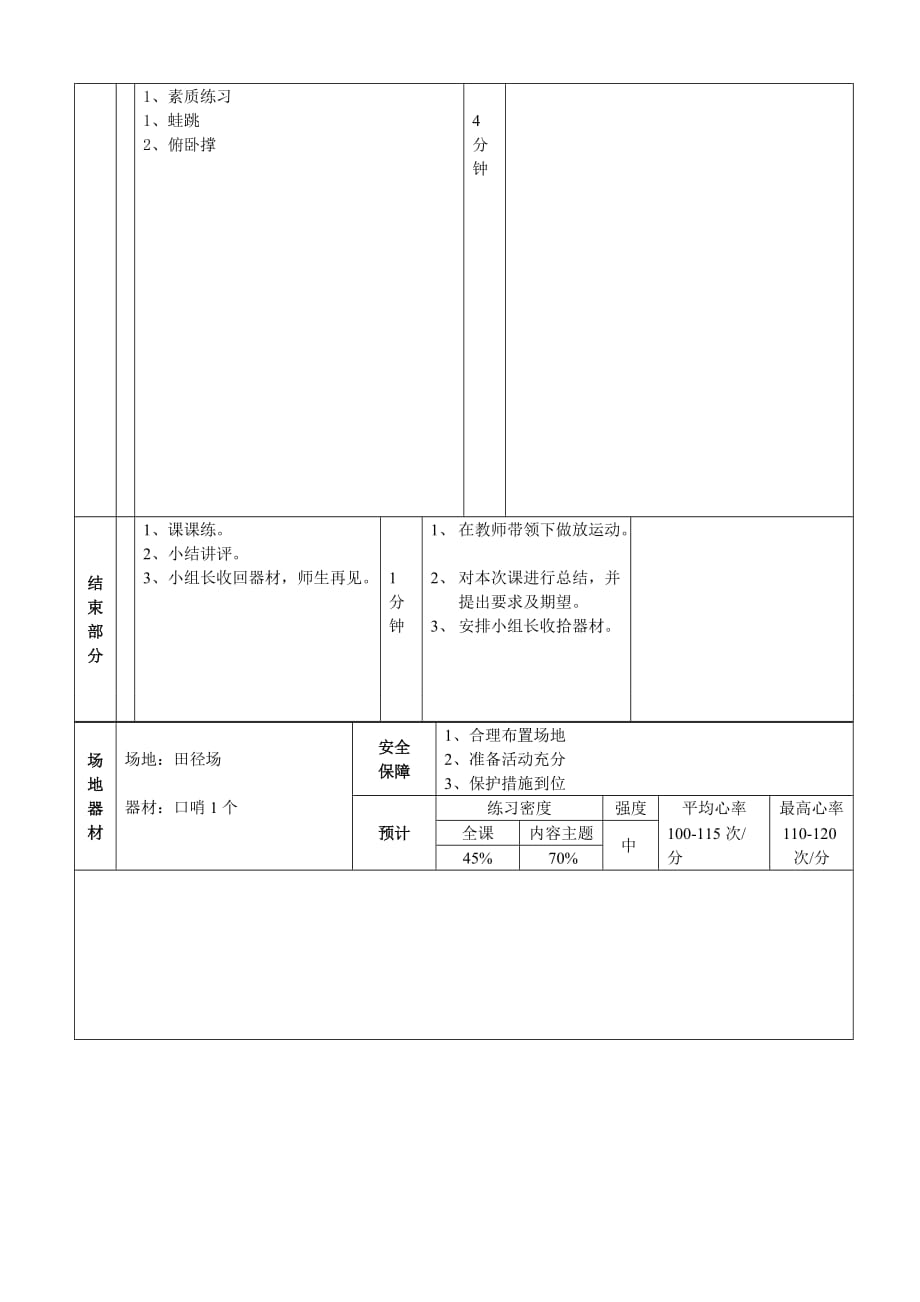 体育课教案设计模板.doc_第4页