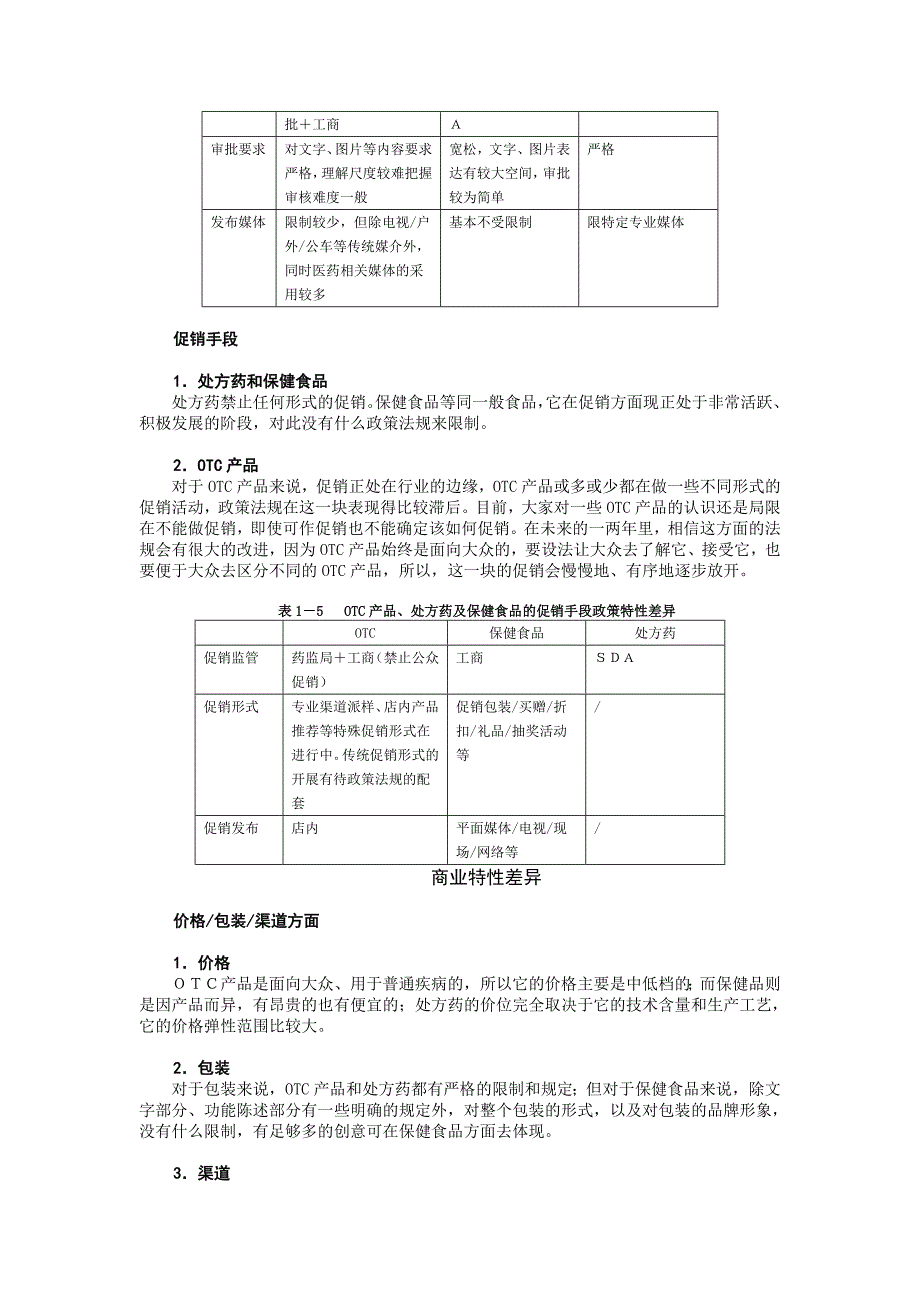 TC产品与处方药及保健食品的营销差异_第4页