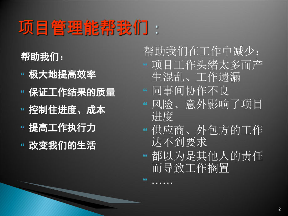 如何实施项目管理培训课件_第2页