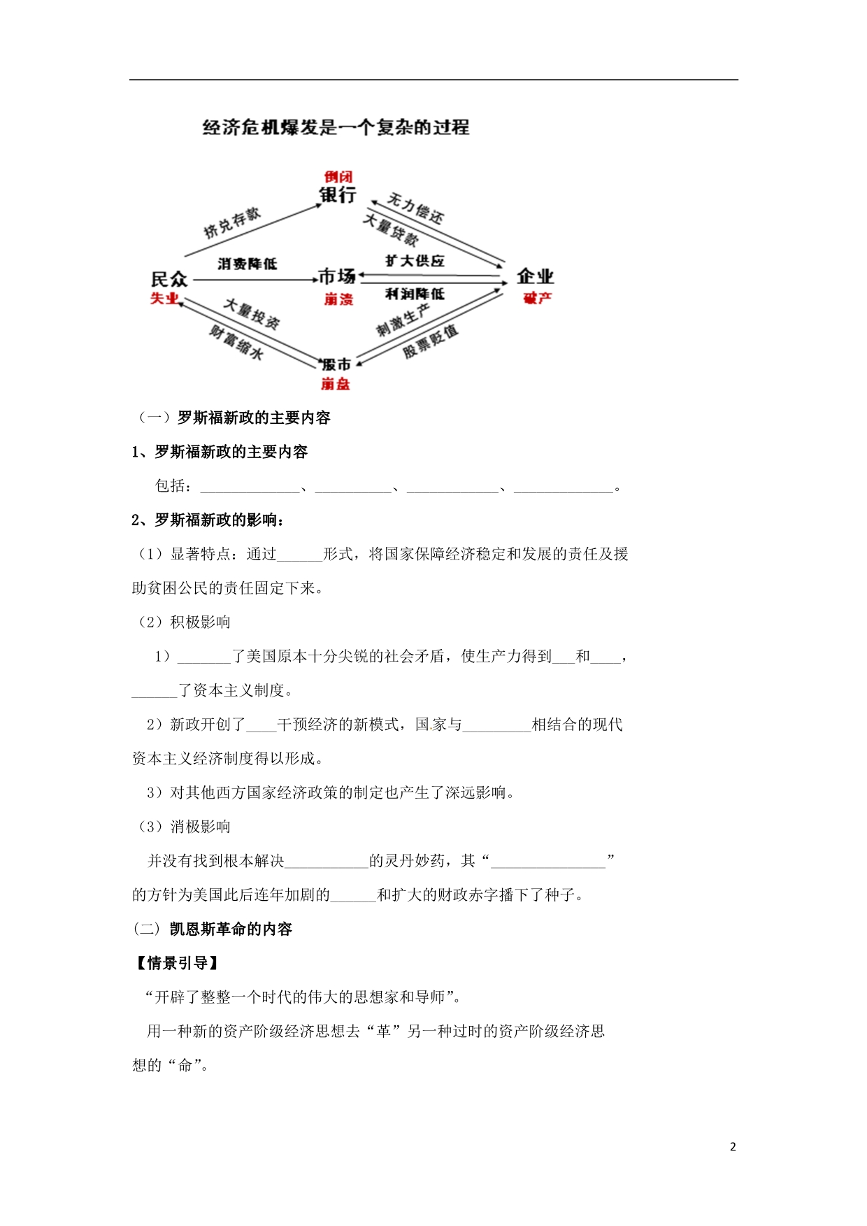 北京政治西方国家现代场经济的兴起与主要模式复习学案无新人教 .doc_第2页