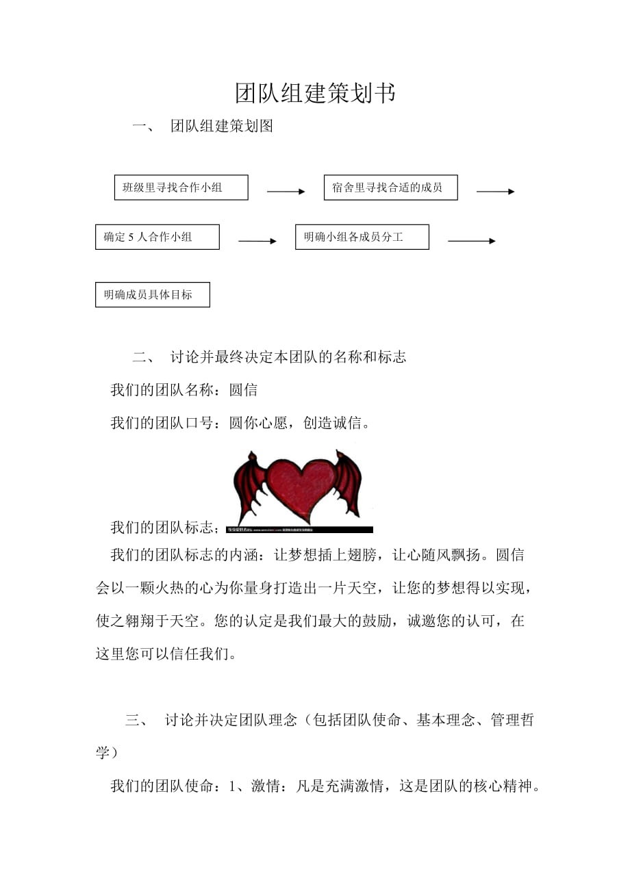 团队组建策划书_第1页