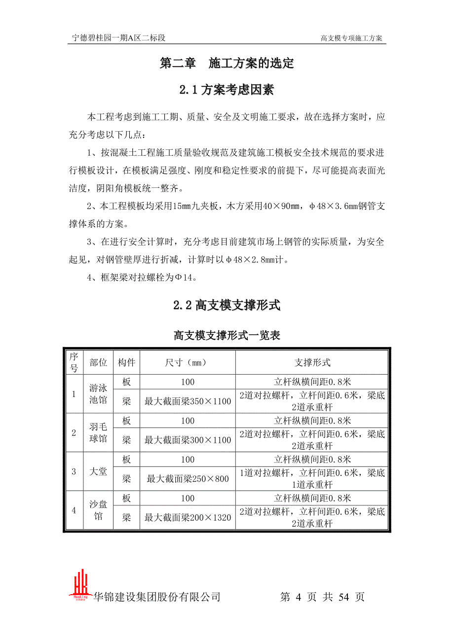 （建筑工程管理）高支模施工方案(宁德碧桂园)_第4页