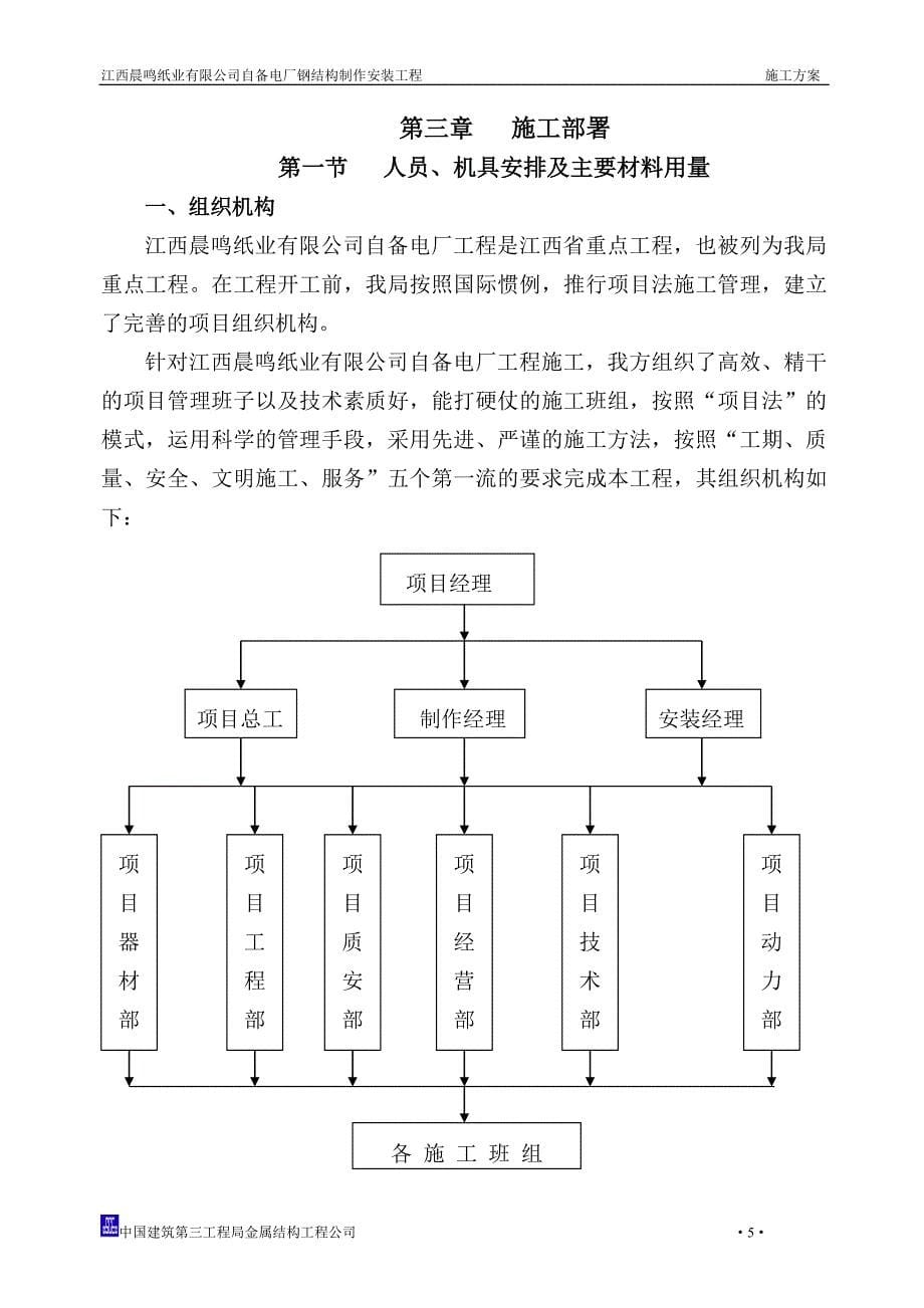 （建筑工程管理）江西晨鸣纸业集团自备电厂施工方案_第5页