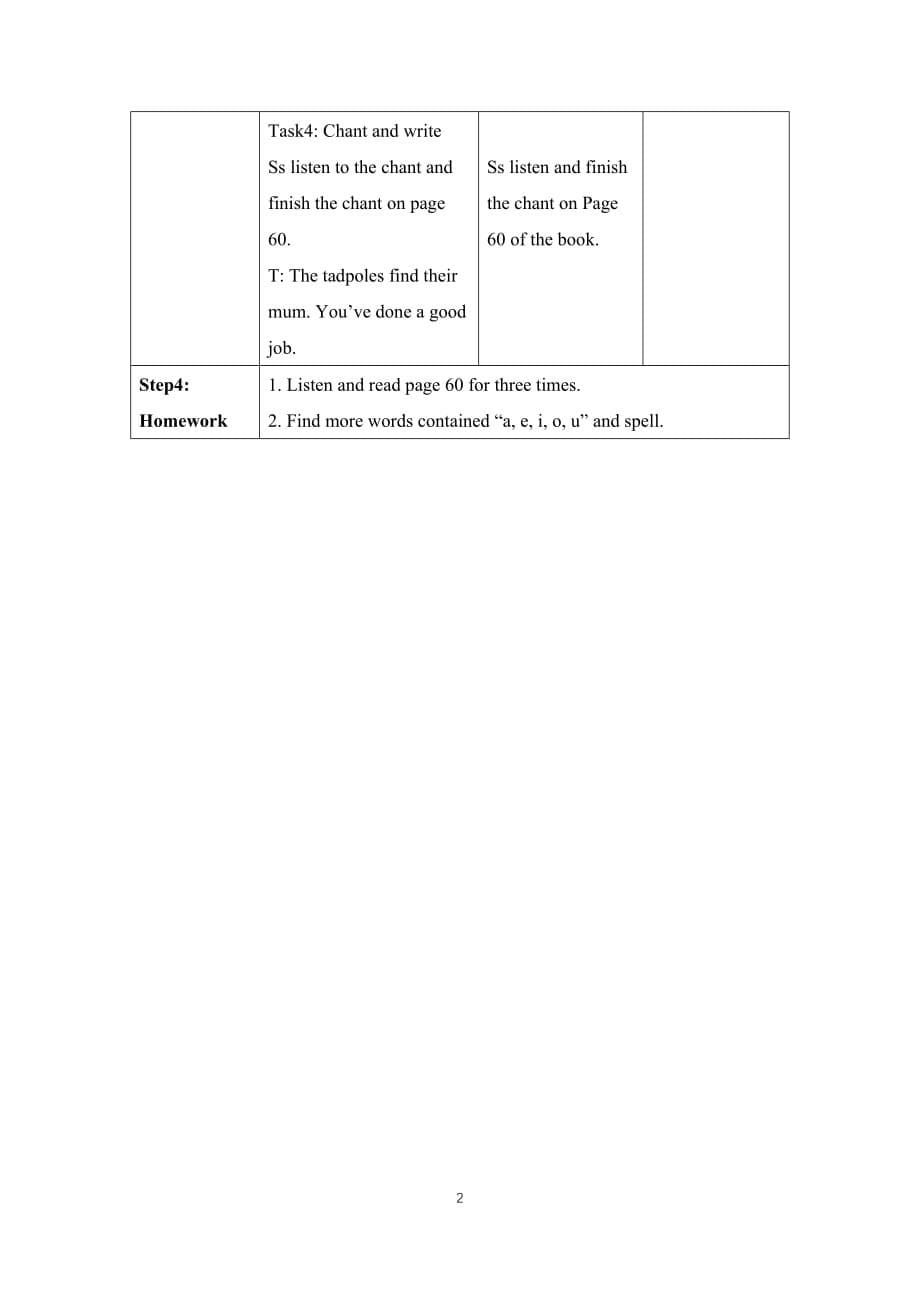 人教（PEP）六年级下册英语Unit 6 How many PA Let’s spell教案_第5页