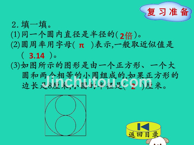 （赛课课件）北师大版六年级数学上册《圆周长计算公式的推导》_第3页