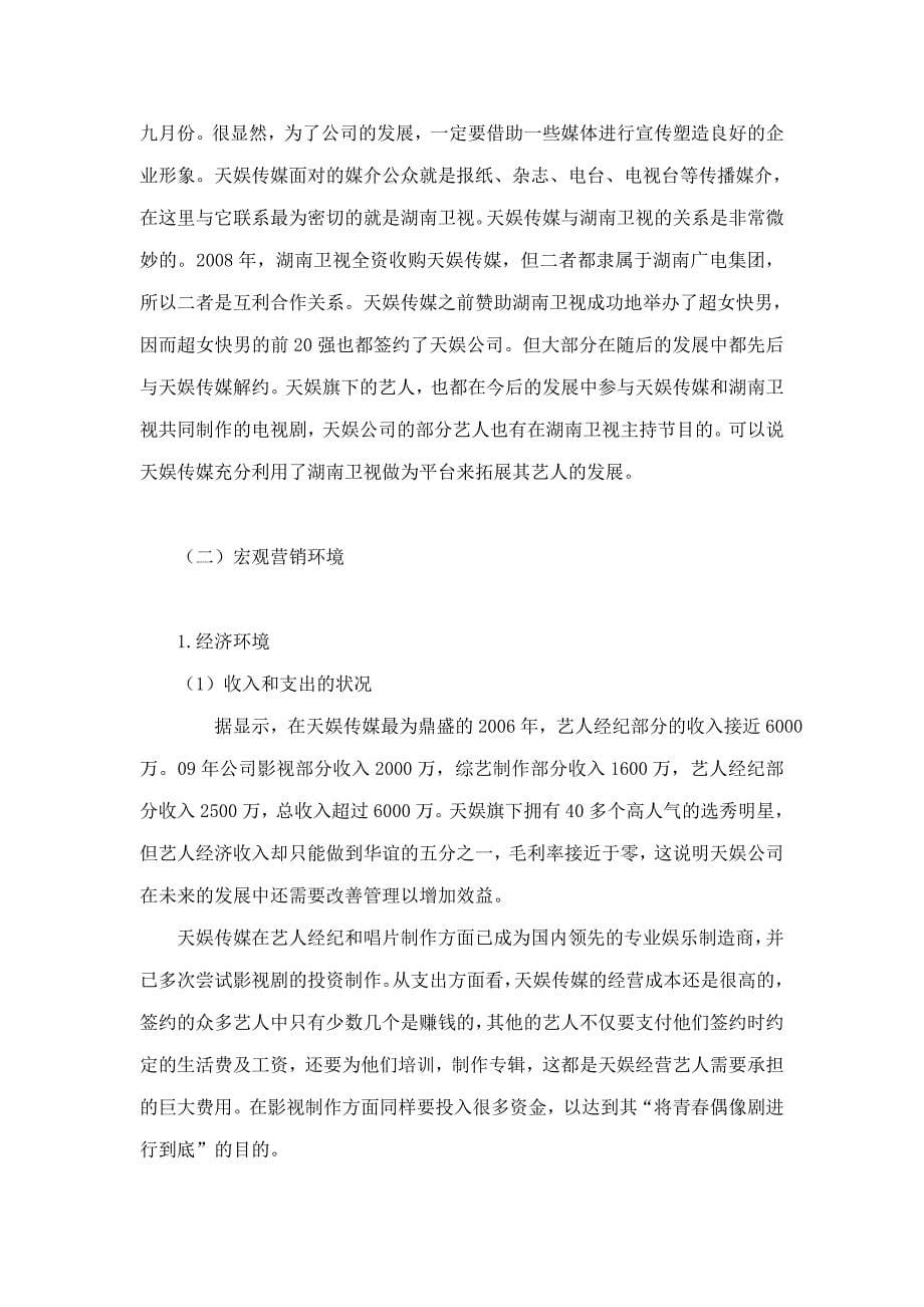 天娱传媒公司营销环境分析及建议.doc_第5页