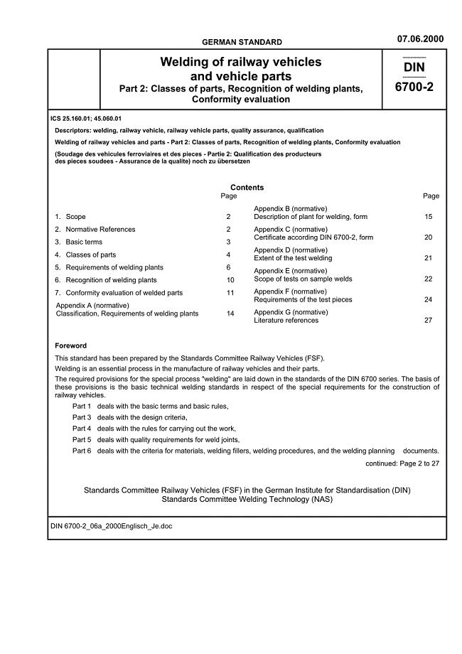 DIN 6700-2Englisch