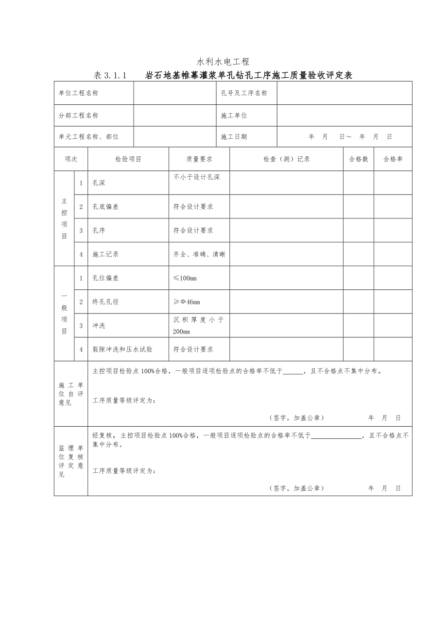 灌浆工程质评表与填表说明_第4页