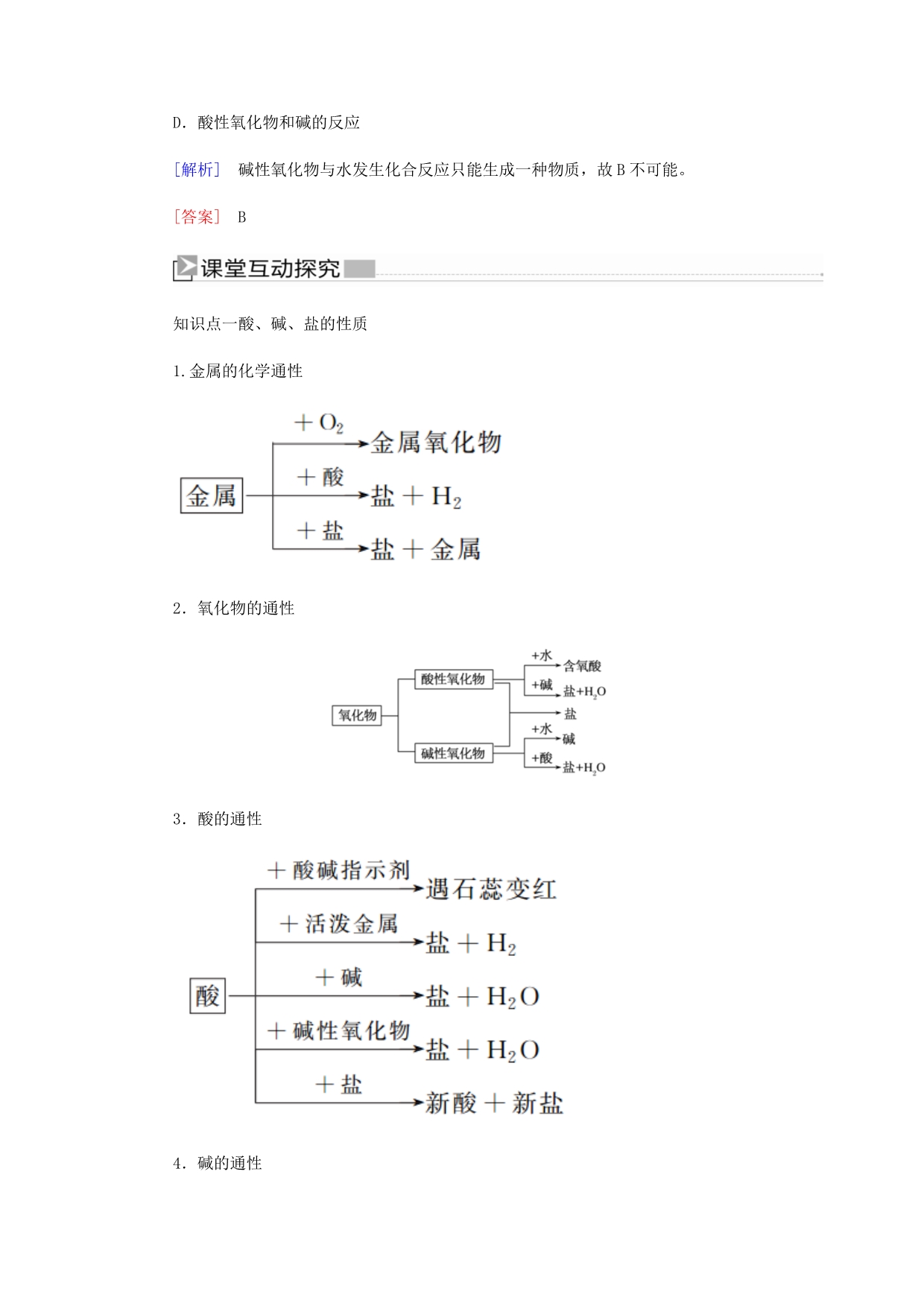 2019_2020学年新教材高中化学第一章物质及其变化第一节物质的分类及转化第二课时物质的转化学案新人教版必修第一册_第4页