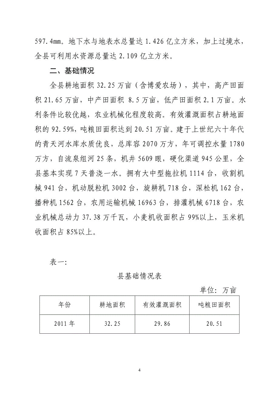 （建筑工程标准法规）博爱县高标准粮田“百千万”工程(年)建设实施_第4页