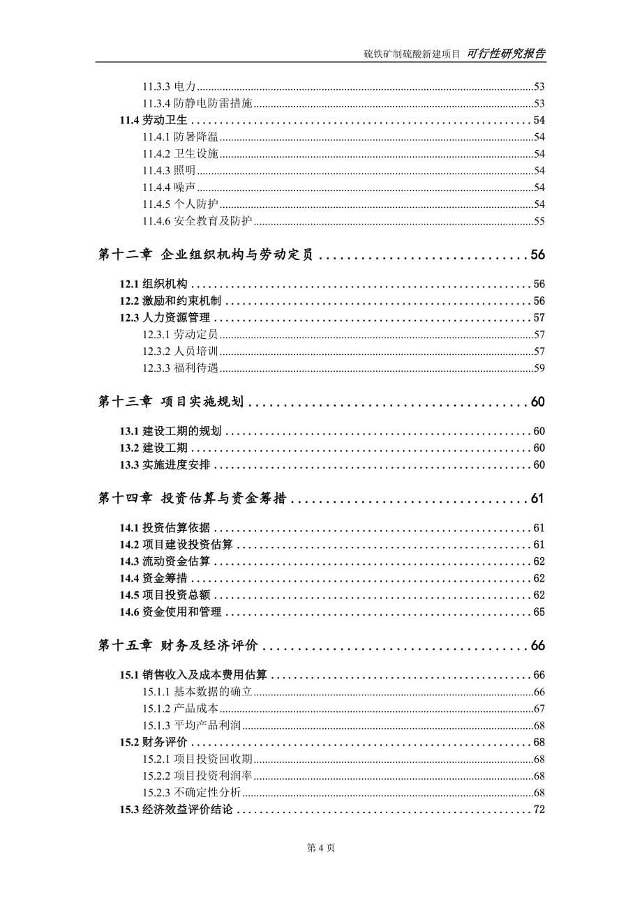 硫铁矿制硫酸新建项目可行性研究报告-可修改备案申请_第5页