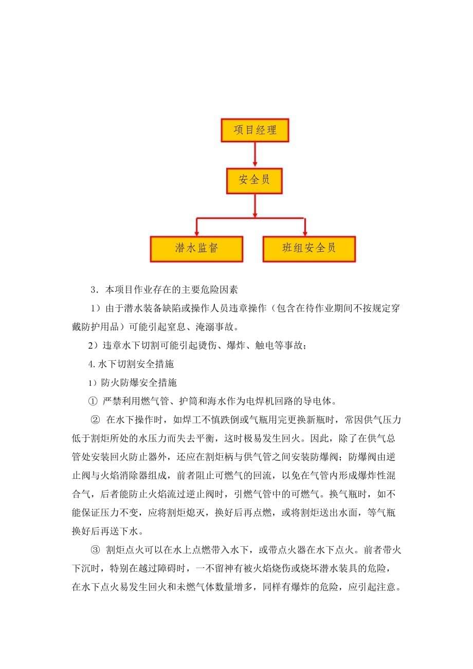 （建筑电气工程）水下燃气管切除方案_第5页