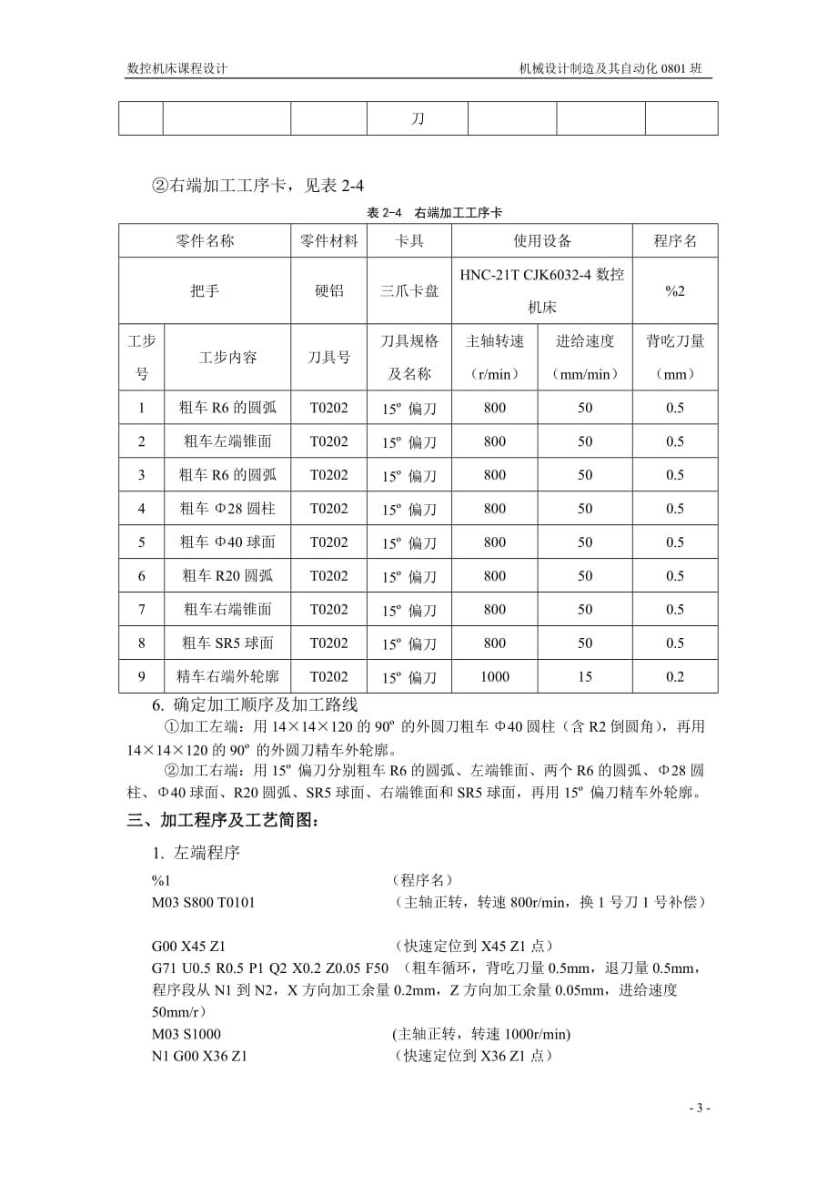 （数控加工）数控机床课程设计_第3页