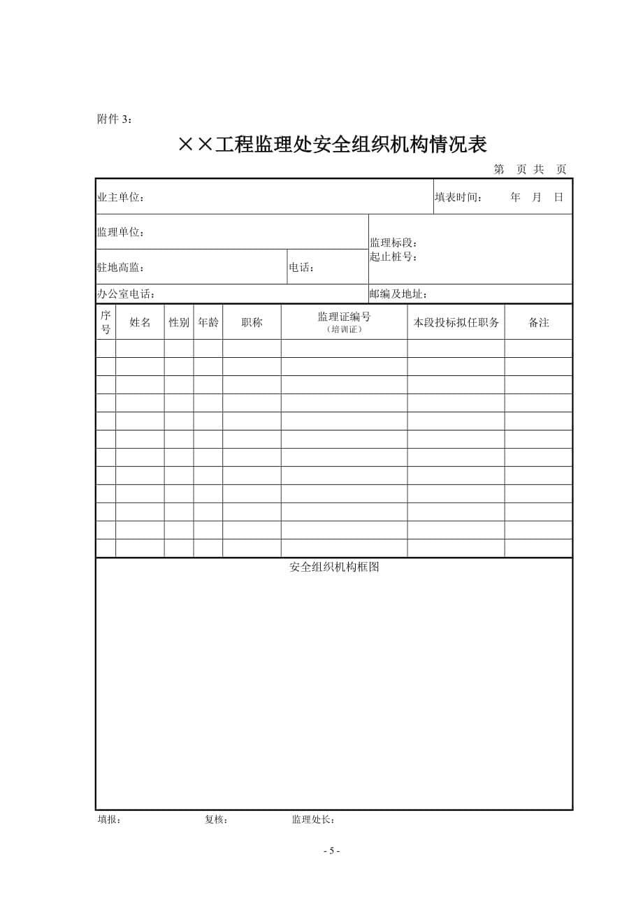 （建筑工程安全）湖南省交通建设工程施工安全监督申报程序_第5页