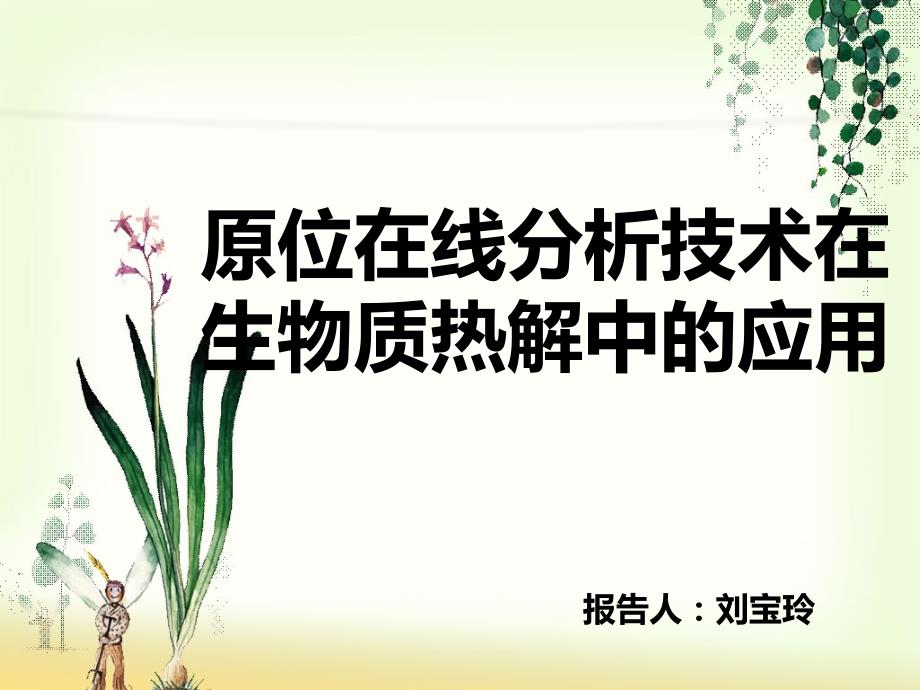 原位在线分析技术在生物热解质中的应用PPT课件.ppt_第1页