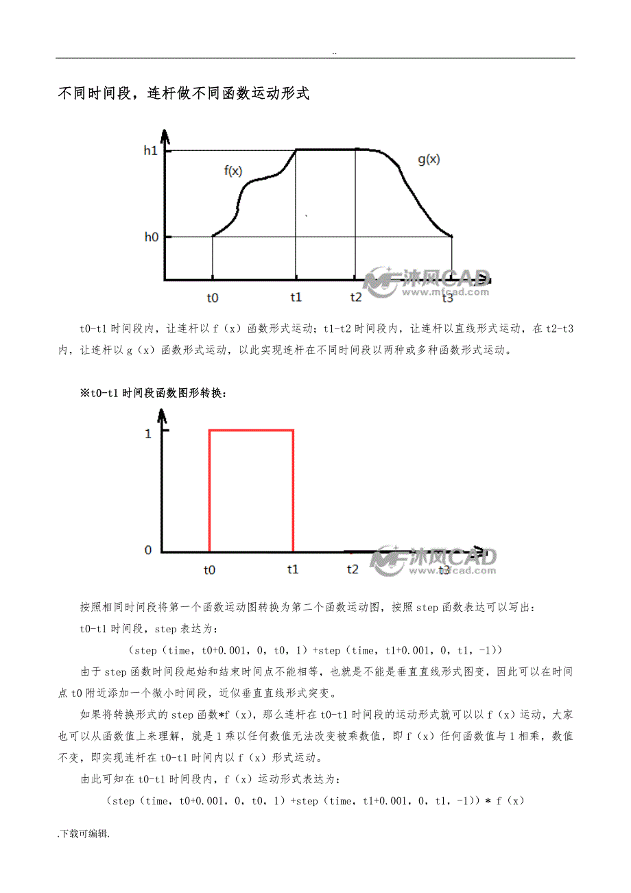 UGNX运动仿真STEP、SHF、POLY函数详解与综合应用_第4页